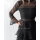 Long Sleeve Fashion Women Mesh Casual Dress